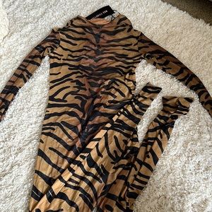 dolls kill tiger costume size medium new with tags